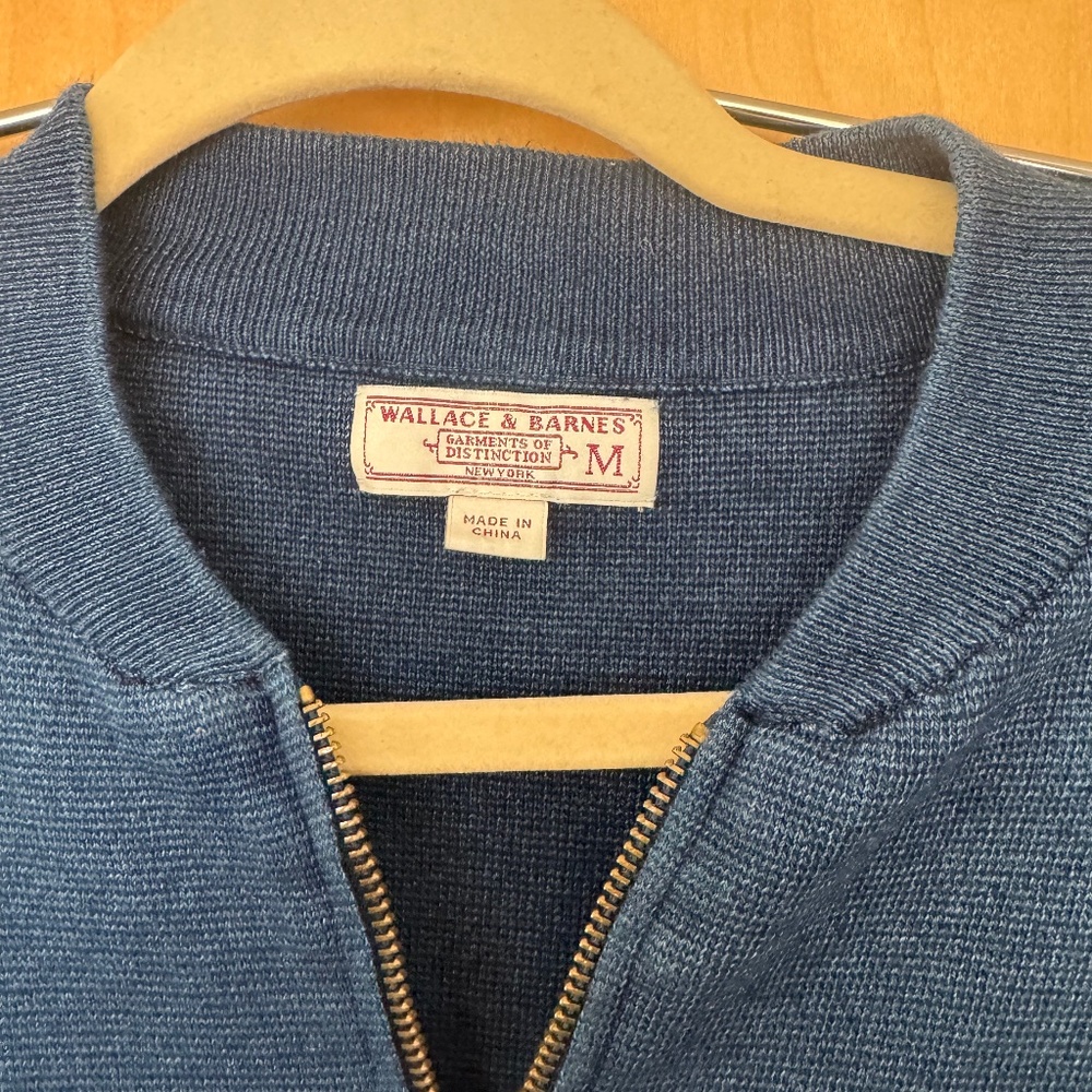 Wallace and Barnes 1/4 Zip Sweater